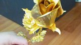 Quà 'độc' 20/10: hoa hồng bằng vàng ròng 24K