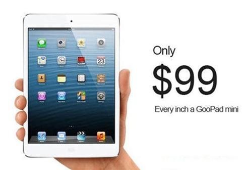 iPad mini nhái giá 99 USD xuất hiện