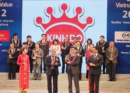 Kinh Đô 3 lần liên tiếp vào Top Thương hiệu Quốc gia