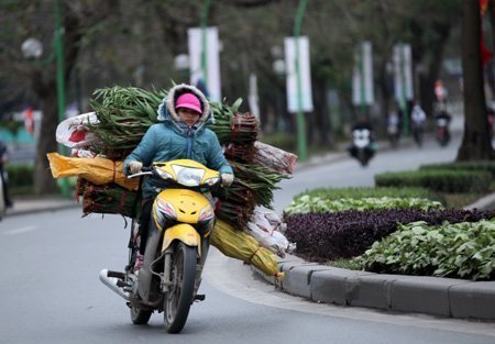 Xã hội - Người Hà Nội tất bật mua sắm trong ngày 29 Tết gió rét (Hình 9).