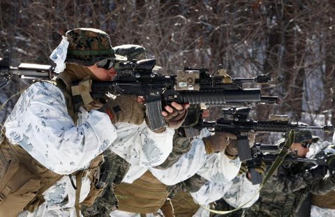 Tiêu điểm - Ảnh: Lính Mỹ - Hàn tập trận trong thời tiết khắc nghiệt