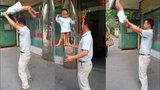 10 clip 'nóng': Tung hứng con hơn 1 tuổi như đồ chơi