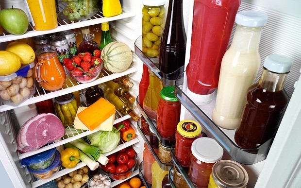 thức ăn trong tủ lạnh gia đình sau Tết