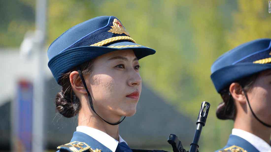 Trung Quốc, nữ binh, danh dự, duyệt binh Trung Quốc, nữ binh, danh dự, duyệt binh