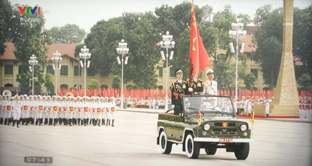 Quốc khánh, diễu binh, Chủ tịch nước, Trương Tấn Sang