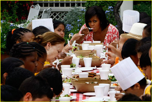 đệ nhất phu nhân Mỹ, vườn rau Nhà Trắng, Michelle Obama, vợ Tổng thống Mỹ Obama, ăn uống lành mạnh, vườn rau sạch, ăn uống lành mạnh