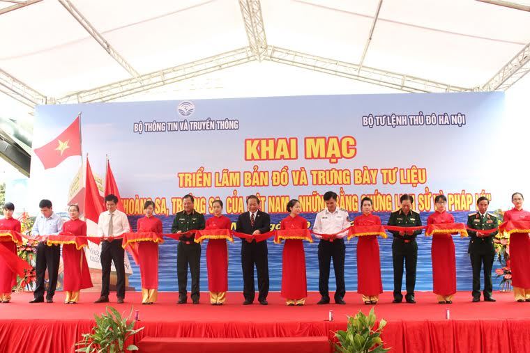 Bộ TT&TT, Thứ trưởng Trương Minh Tuấn, Bộ Tư lệnh Thủ đô, Hoang Sa, Hoàng Sa, Trường Sa, Truong Sa, Biển Đông, Bien Dong, chủ quyền, chu quyen, TQ