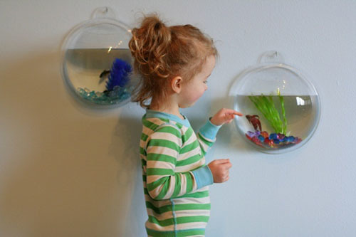 mẫu bể cá cho nhà nhỏ, bể cá mini, trang trí nhà