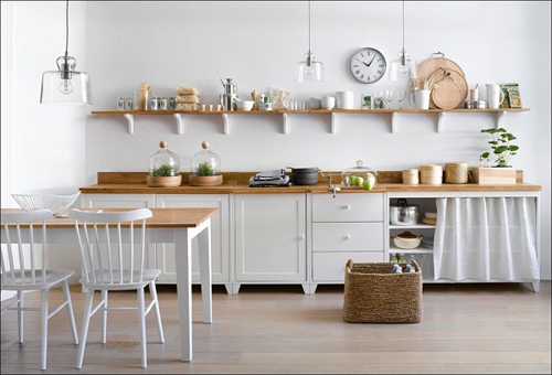 trang trí phòng bếp, nội thất phòng bếp, phong cách Scandinavi, kiến trúc Bắc Âu