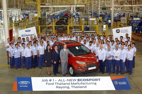 Thái Lan đứng thứ 12 thế giới về sản xuất ôtô