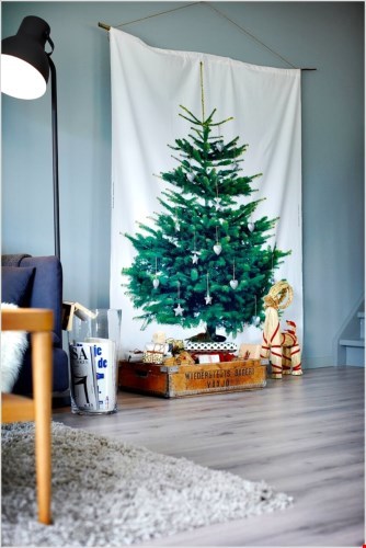 cách làm cây thông Noel, trang trí cây thông Noel, trang trí nhà