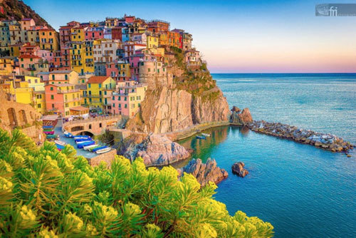 ngôi làng đẹp nhất thế giới, nhà đẹp, kiến trúc mái vòm, Địa Trung Hải