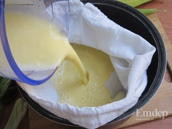 sữa ngô, món ngon, cách làm sữa ngô