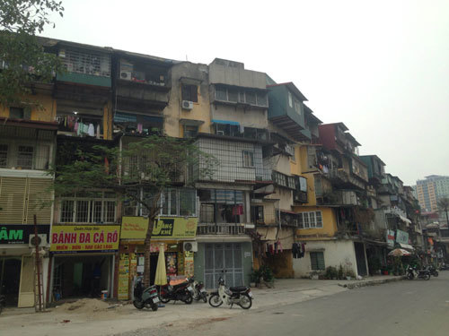 cải tạo chung cư cũ, di dân khỏi chung cư cũ, nhà G6A Ngọc Khánh, tập thể Thành Công