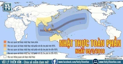 nhật thực, Việt Nam, quan sát, 9/3, 2016