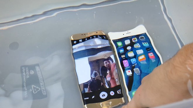 iPhone 6S Plus, Samsung Galaxy S7 edge, độ bền, so sánh