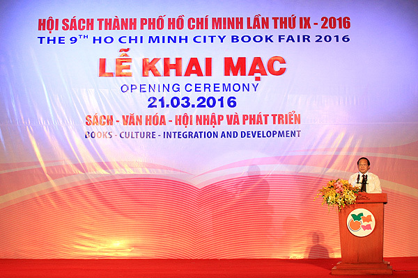Thứ trưởng Trương Minh Tuấn, hội sách tp HCM lần 9