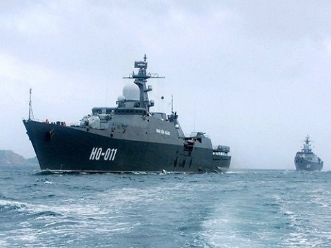 Nga hạ thủy cặp tàu hộ vệ tên lửa Gepard của VN