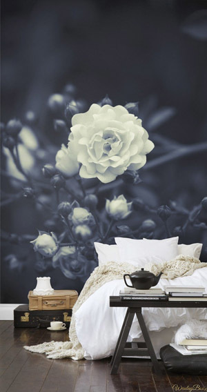 Trang trí nhà với những mẫu giấy dán tường họa tiết hoa đẹp ngất ngây