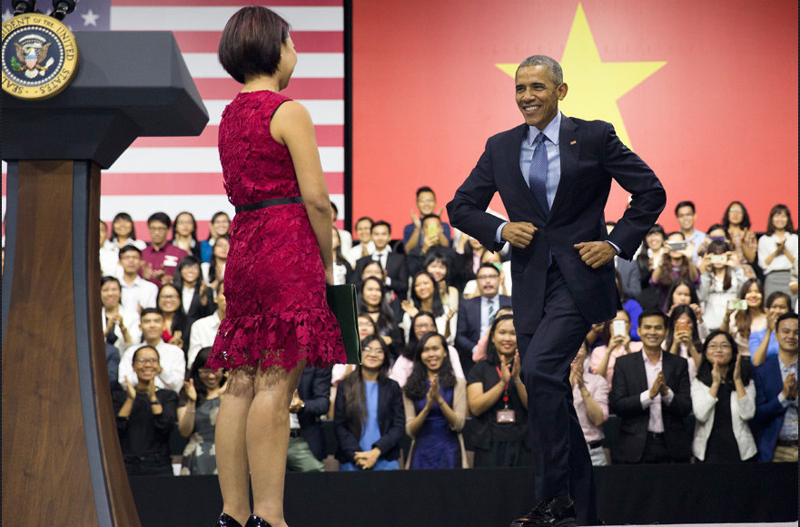 Obama đến Việt Nam, Tổng thống Obama, MC Ngô Thùy Ngọc Tú