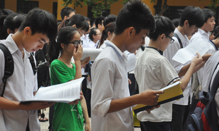 thi lớp 10 tại Hà Nội, thi vào lớp 10 tại Hà Nội, Sở GD-ĐT Hà Nội, lịch thi lớp 10 tại Hà Nội 2016, đề thi lớp 10 tại Hà Nội