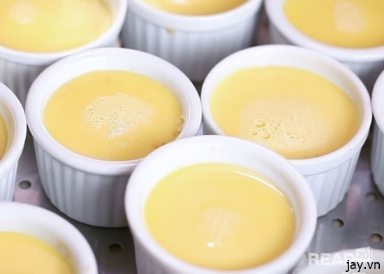 Cách làm, bánh flan sầu riêng, món ngon, làm bánh,