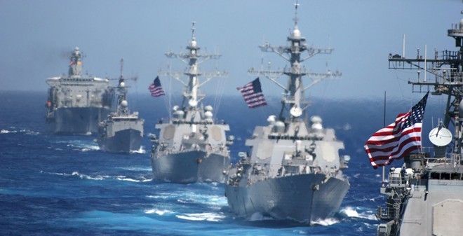 Tàu chiến Mỹ vào Biển Đông, Trung Quốc hung hăng, Mỹ hiện diện ở Biển Đông