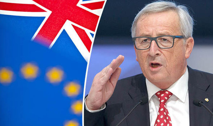Chủ tịch Ủy ban châu Âu Jean-Claude Juncker muốn Anh bắt đầu đàm phán rời EU ngay lập tức. (Ảnh: Express)