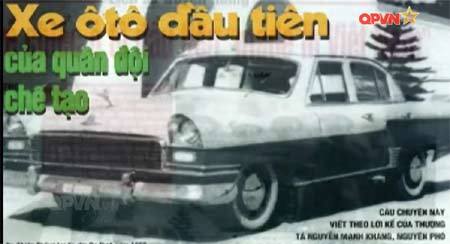 Chiếc ô tô quân sự đầu tiên do Việt Nam sản xuất