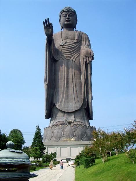Tượng phật, lớn nhất thế giới, Ibaraki, Nhật bản, du lịch nhật bản, Ushiku Daibutsu