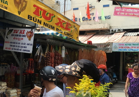 Chợ Miên, Sài Gòn, khô cá lóc, Camphuchia, quận 10, Lê Hồng Phong