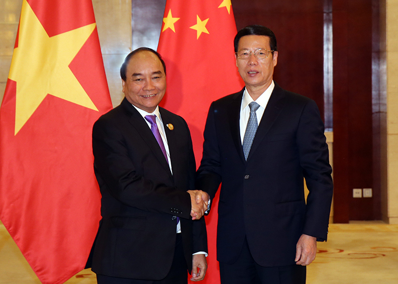 Thủ tướng hội kiến Phó Thủ tướng TQ Trương Cao Lệ