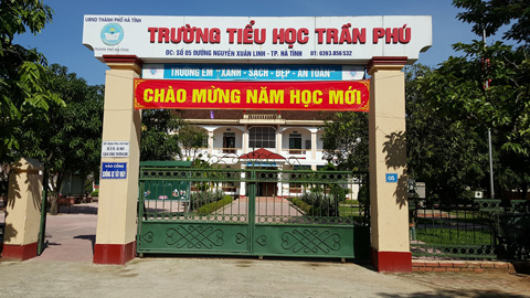 trường học xuống cấp, cơ sở vật chất, Trường Tiểu học Trần Phú, học sinh, Hà Tĩnh