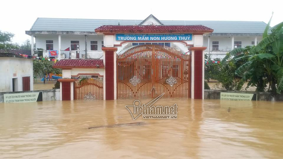Lũ lụt miền Trung, lũ lụt Quảng Bình, lũ lụt Hà Tĩnh, Hương Khê