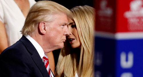 Donald Trump, Ivanka Trump, Tổng thống Mỹ , bầu cử tổng thống mỹ, kết quả bầu cử tổng thống mỹ