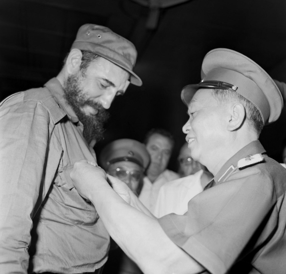 Hình ảnh Fidel Castro với các lãnh đạo Việt Nam