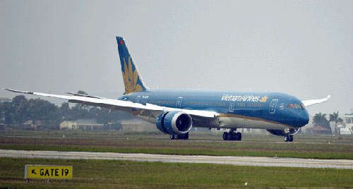 Vietnam Airlines nhận máy bay Boeing 787 Dreamliner thứ 10