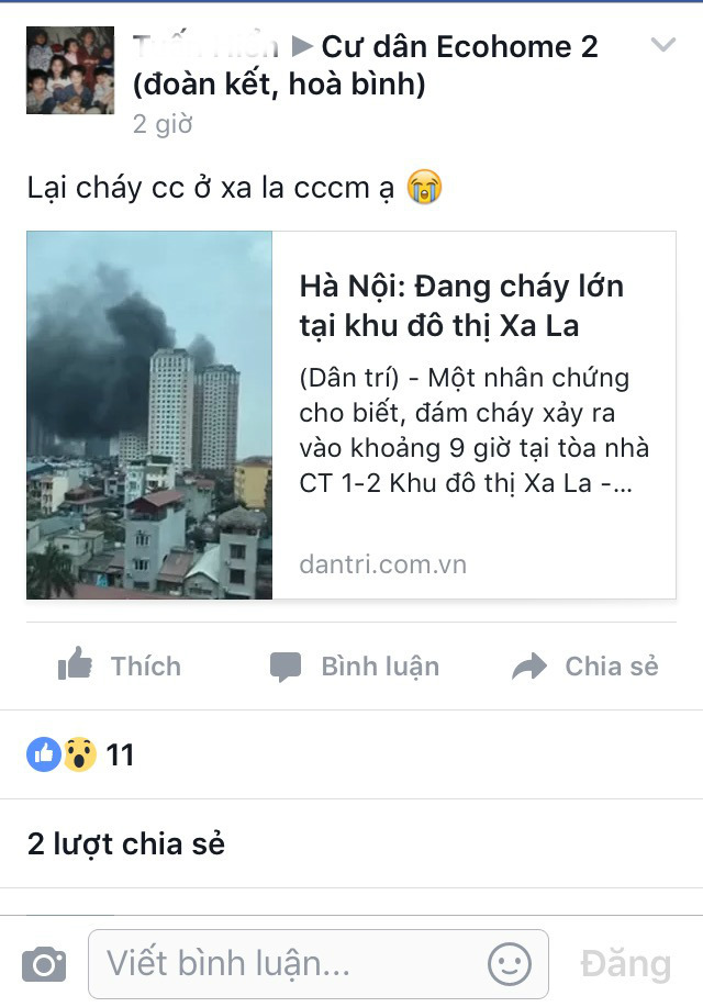 Cư dân ‘chung cư ông Thản’ hốt hoảng lo bà hỏa