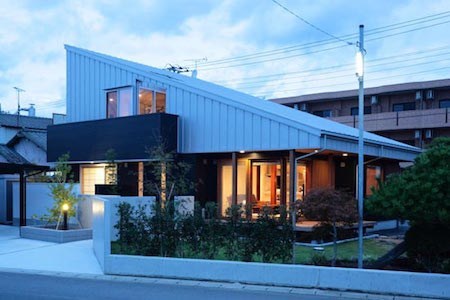 thiết kế nhà đẹp, nhà xấp 4, nhà theo phong cách Nhật Bản