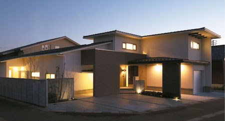 thiết kế nhà đẹp, nhà xấp 4, nhà theo phong cách Nhật Bản