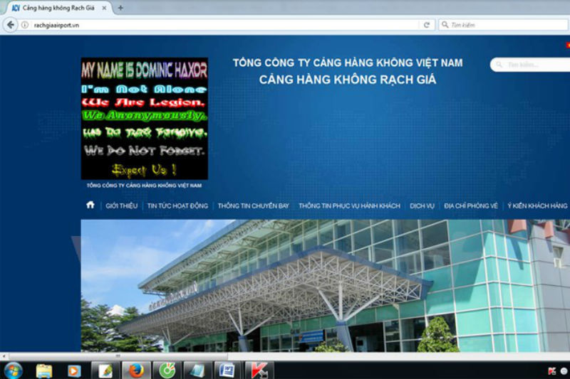 tin tặc, website sân bay, tấn công website sân bay