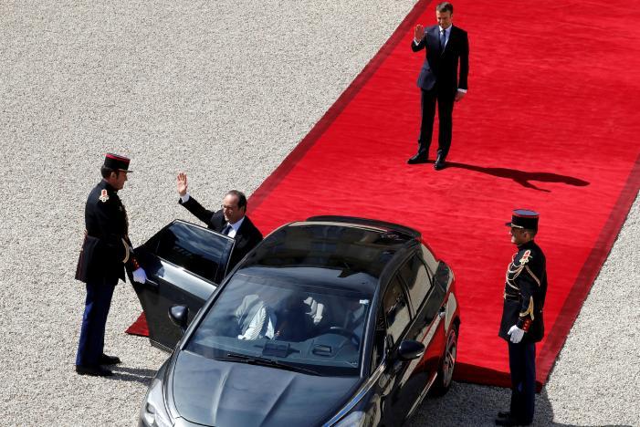 Tổng thống Pháp, Emmanuel Macron, Brigitte Trogneux,tuyên thệ nhậm chức