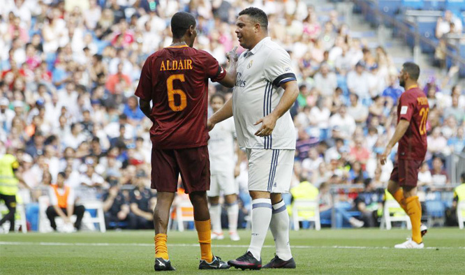 Ronaldo, Raul, Real, AS Roma, giao hữu