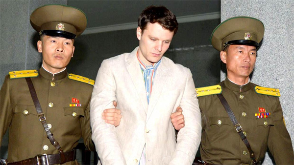 Mỹ, sinh viên Mỹ bị Triều Tiên bắt giam, Triều Tiên