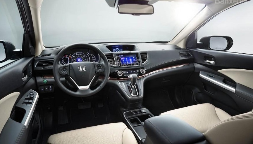 Honda CRV có nội thất sang trọng