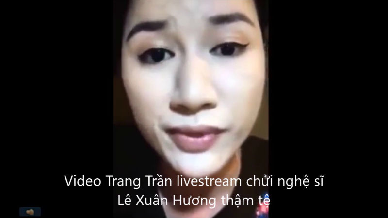 nghệ sĩ, người mẫu, Trang Trần, livestream facebook, làm nhục, xúc phạm, công an, tố cáo