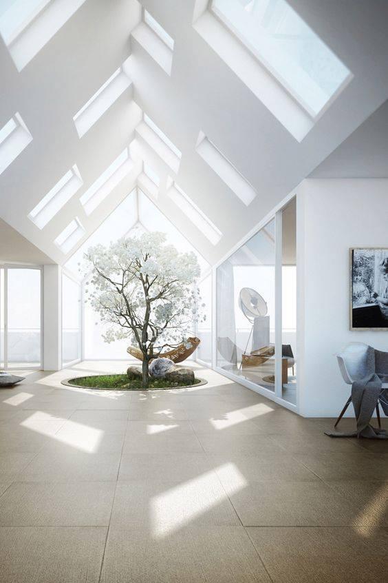 15 mẫu thiết kế giếng trời giúp ngôi nhà nổi bần bật
