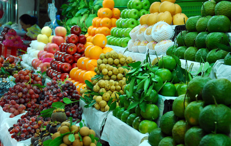 hoa quả tăng giá, hoa quả nhập khẩu, hoa quả Thái Lan, thanh long, sầu riêng, nông sản Việt