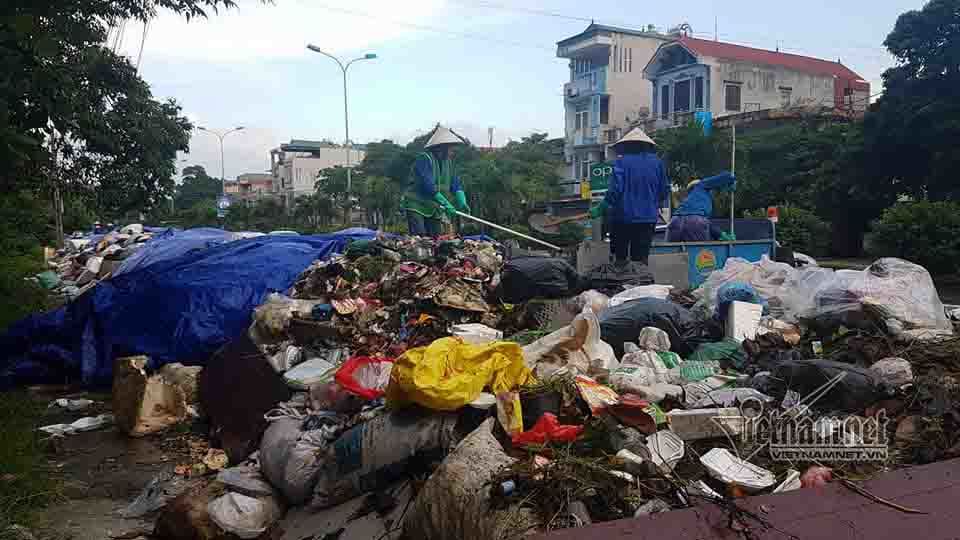 rác thải,môi trường,bãi rác Nam Sơn,Sơn Tây,ô nhiễm môi trường