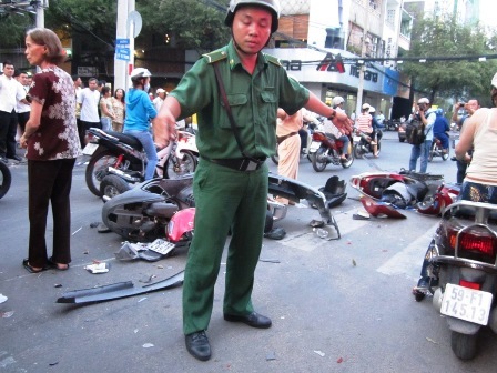 xe điên, tai nạn liên hoàn, TP Hồ Chí Minh